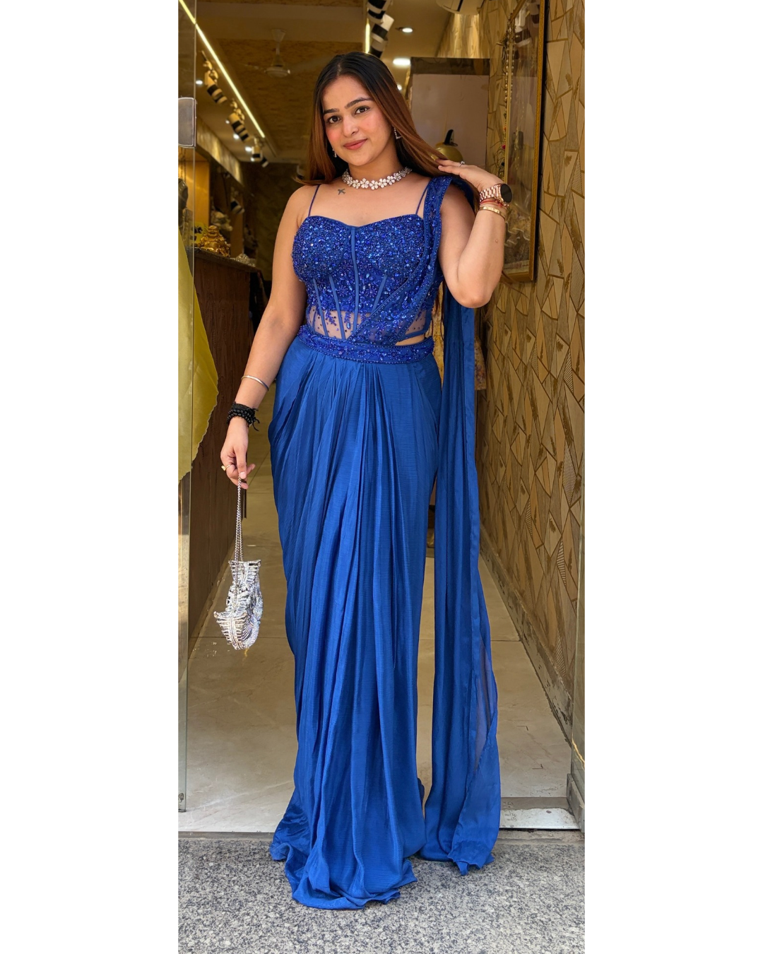 "SIMMY"-DRAPE SAREE