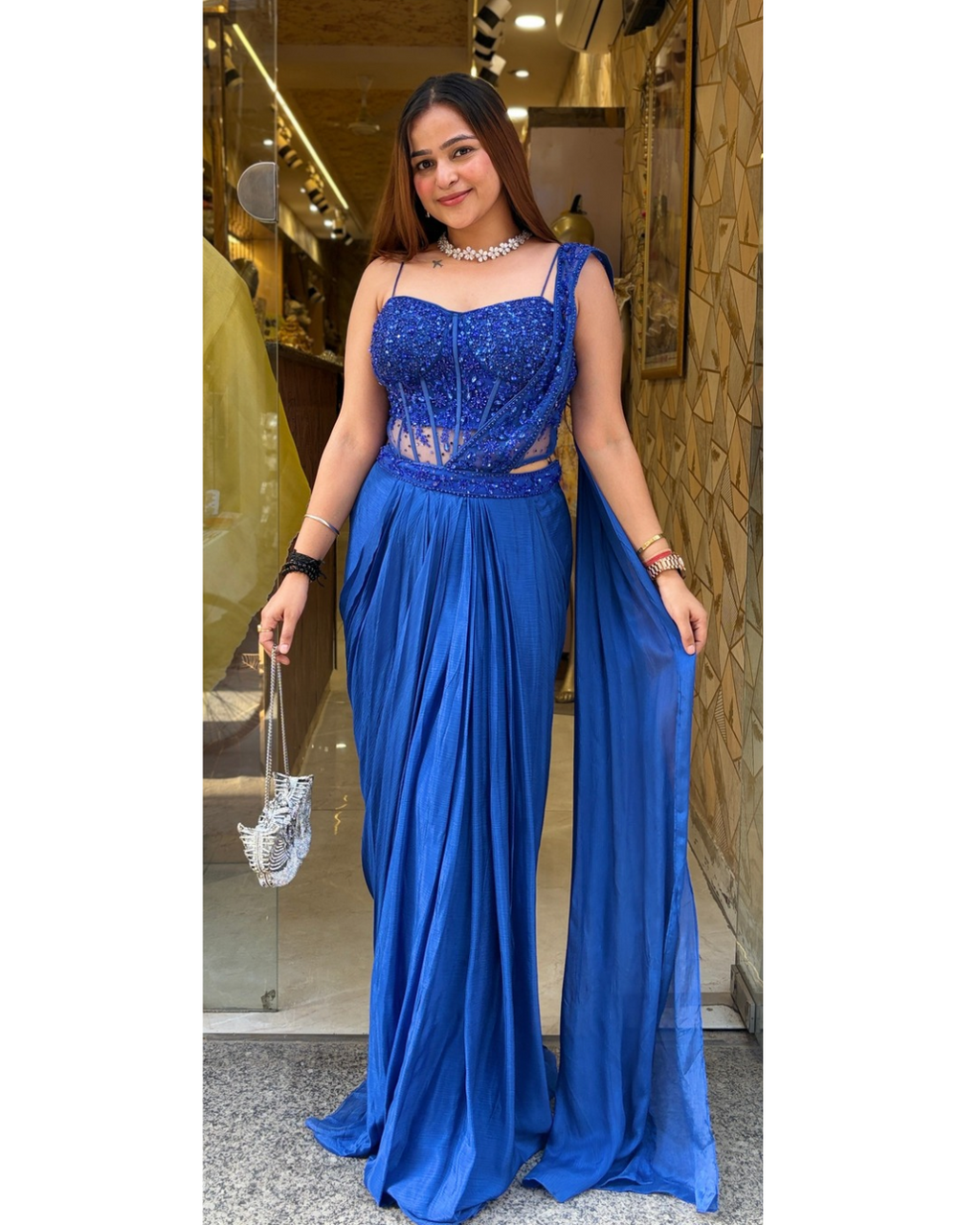 "SIMMY"-DRAPE SAREE