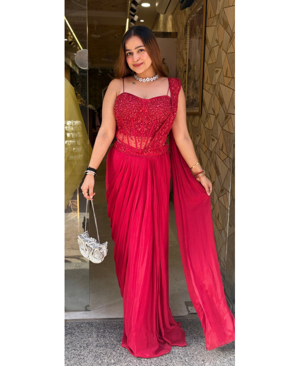 "SIMMY"-DRAPE SAREE