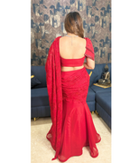 "SHALLY"-FISHCUT DRAPE