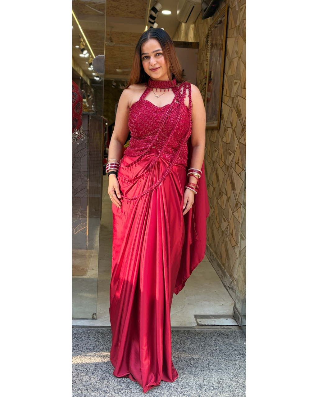 "NEHA"-DRAPE SAREE