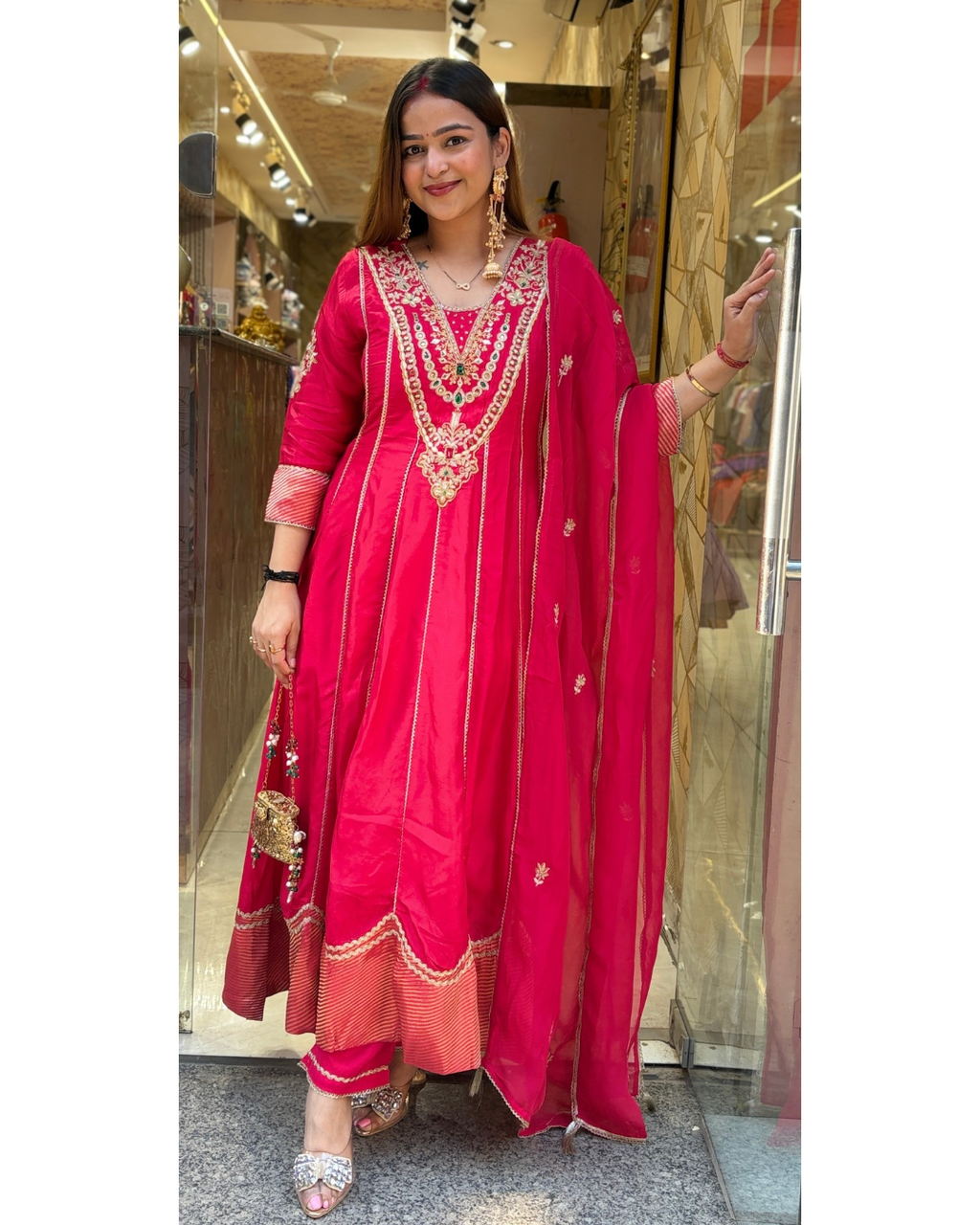 "NISHA"-ANARKALI SET