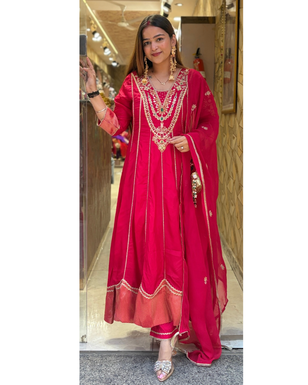 "NISHA"-ANARKALI SET
