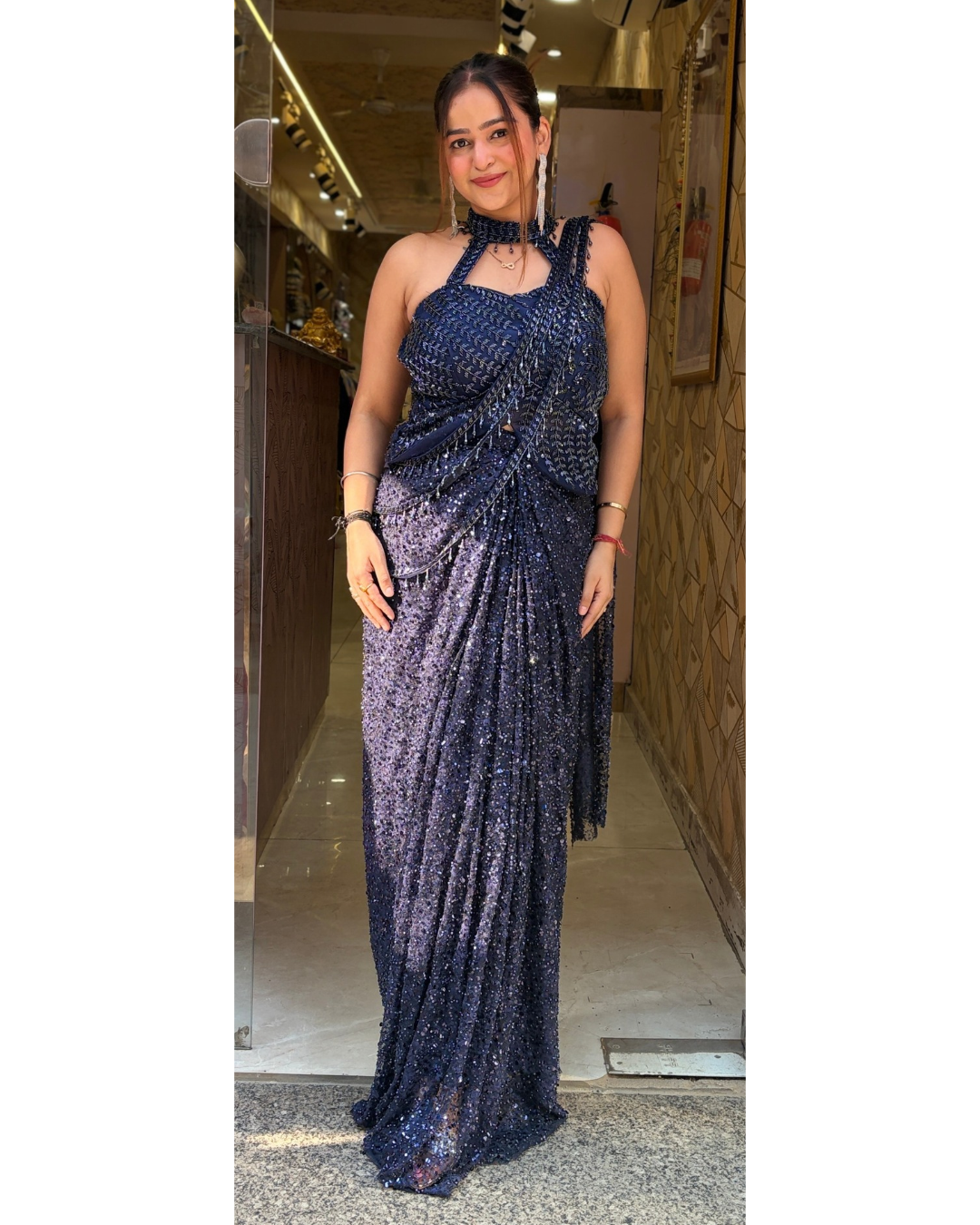 "DAISY"-DRAPE SAREE