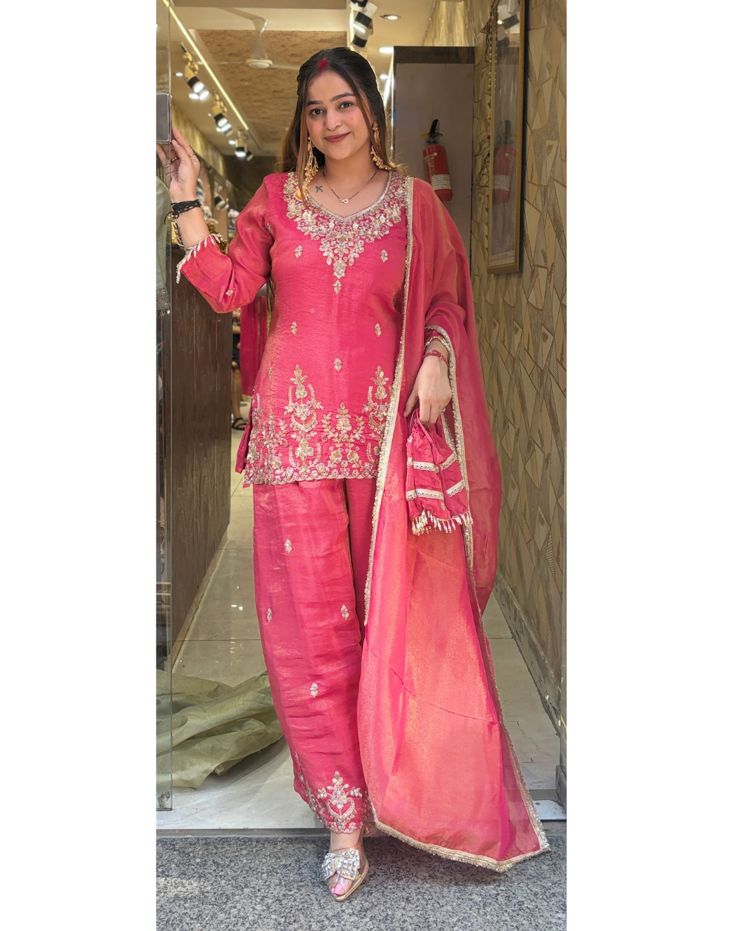 "NISHA"-PLAZO SUIT