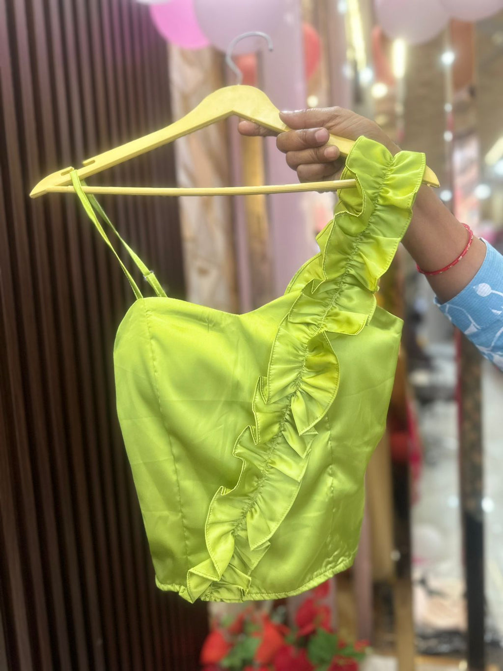 Frill Padded Top