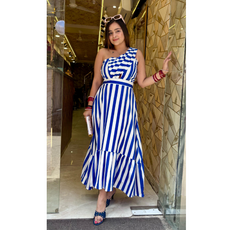"SABA" STRIPE DRESS