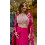 'TISYA" PINK CAPE SET