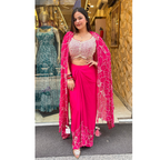 'TISYA" PINK CAPE SET