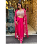 'TISYA" PINK CAPE SET