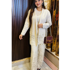 SIYA-THREE PIECE WOOLLEN SET