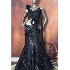 DIANA-FISHCUT STRUCTURED DRAPE