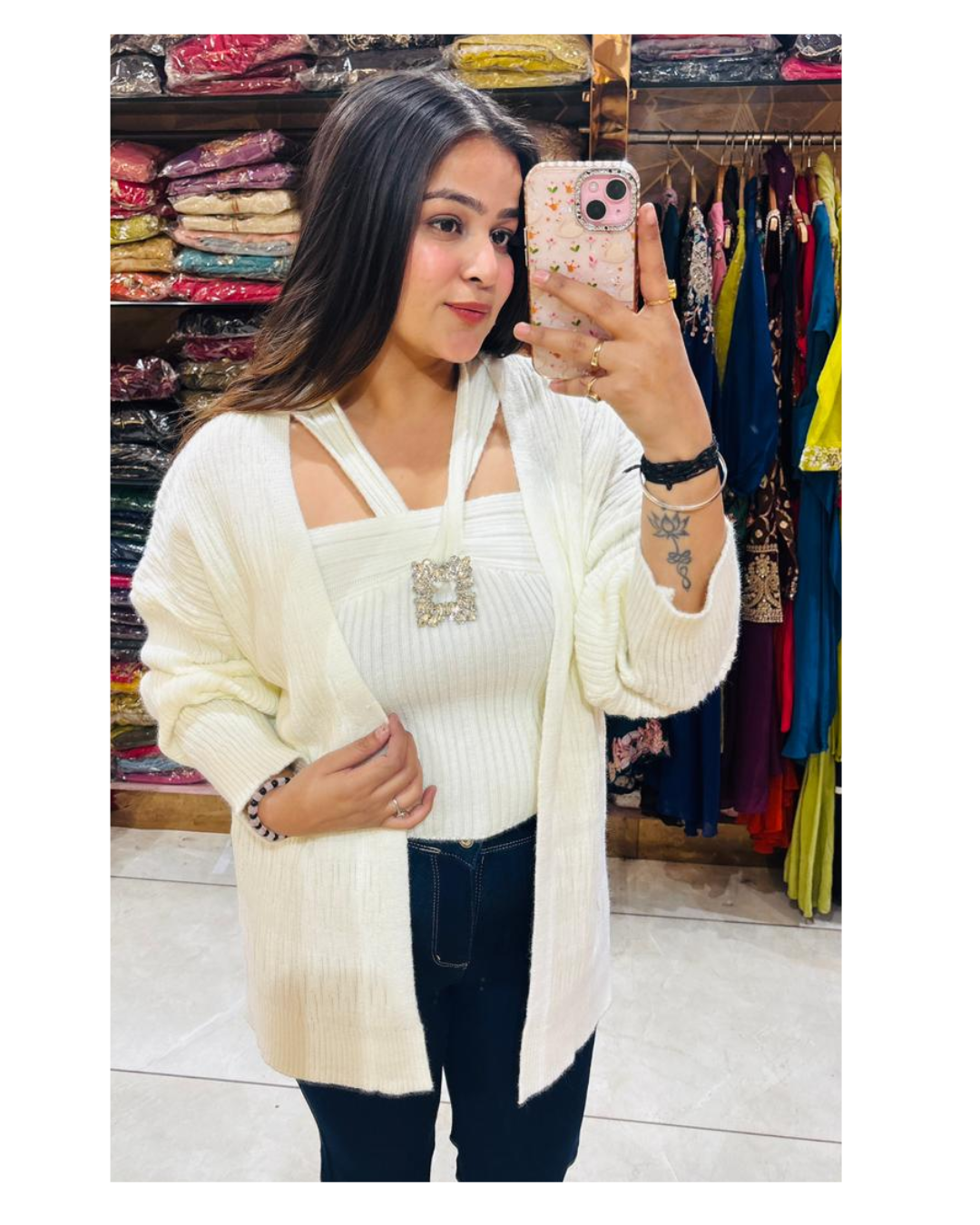 KIYA-2 PC WOOLLEN TOP