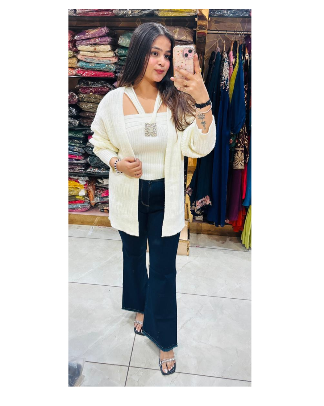 KIYA-2 PC WOOLLEN TOP