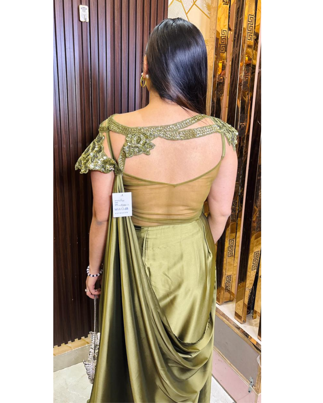 ROHA-GREEN DRAPE