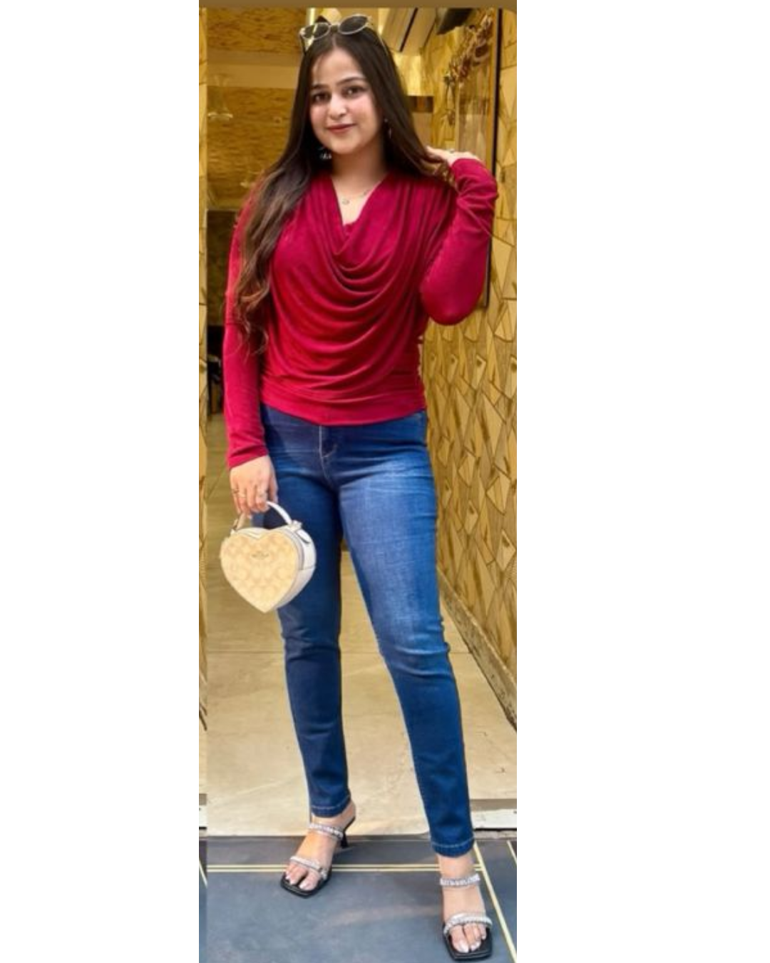 LARRIE COWL TOP