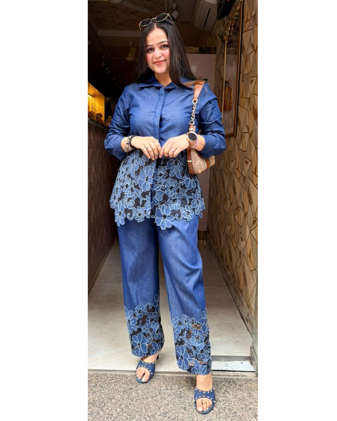 LOLO-DENIM CORDSET