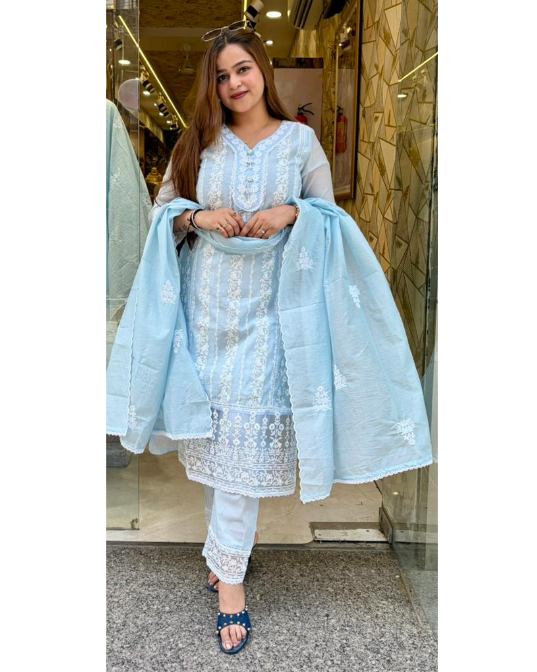 LIZA-MUL COTTON SUIT