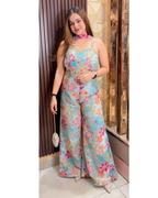 FIZZA-FLORAL JUMPSUIT