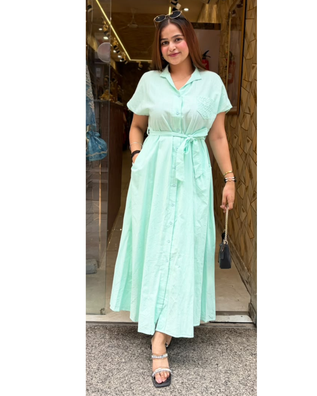 ZAMAYA-MAXI COTTON DRESS