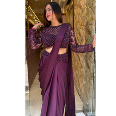 "DIA" PEARL DRAPE SAREE