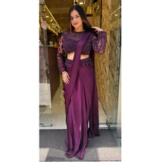 "DIA" PEARL DRAPE SAREE