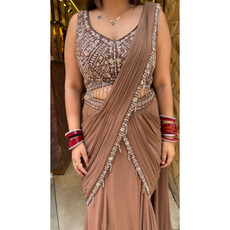 "KIARA" MOCHA DRAPE