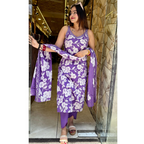 "ADA" Cotton Blue Suit