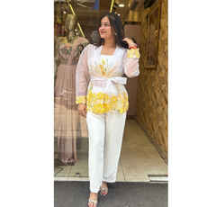 "SUMY" FLORAL - 3 PIECE CORDSET