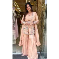 "RICHA" DESIGNER SUIT WITH BUSTIER