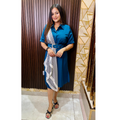 "SHELLI" SATIN DRESS WITH BELT