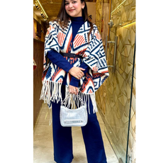 KITTY WOOLLEN CORDSET WITH CAPE