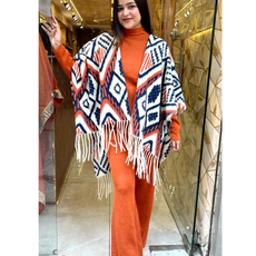 KITTY WOOLLEN CORDSET WITH CAPE