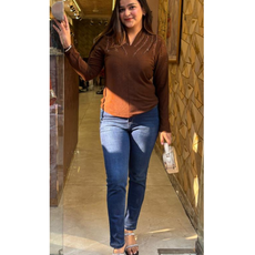 STUDDED FULL SLEEVES TOP