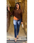 STUDDED FULL SLEEVES TOP