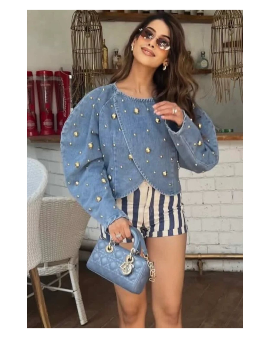 STUDDED DENIM JACKET