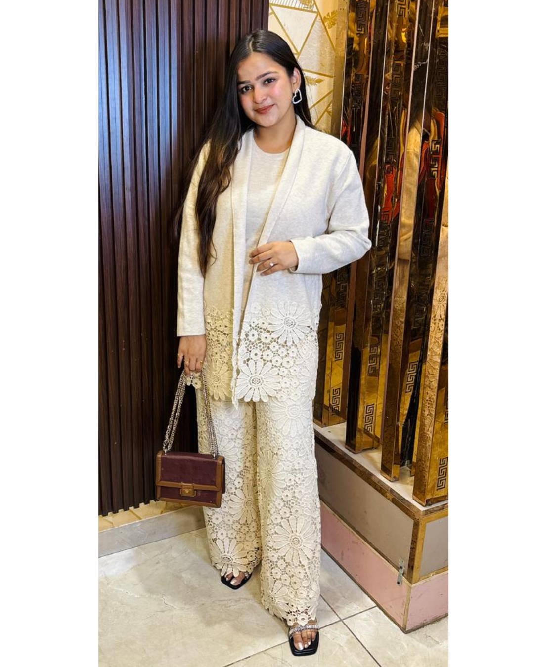 SIYA-THREE PIECE WOOLLEN SET