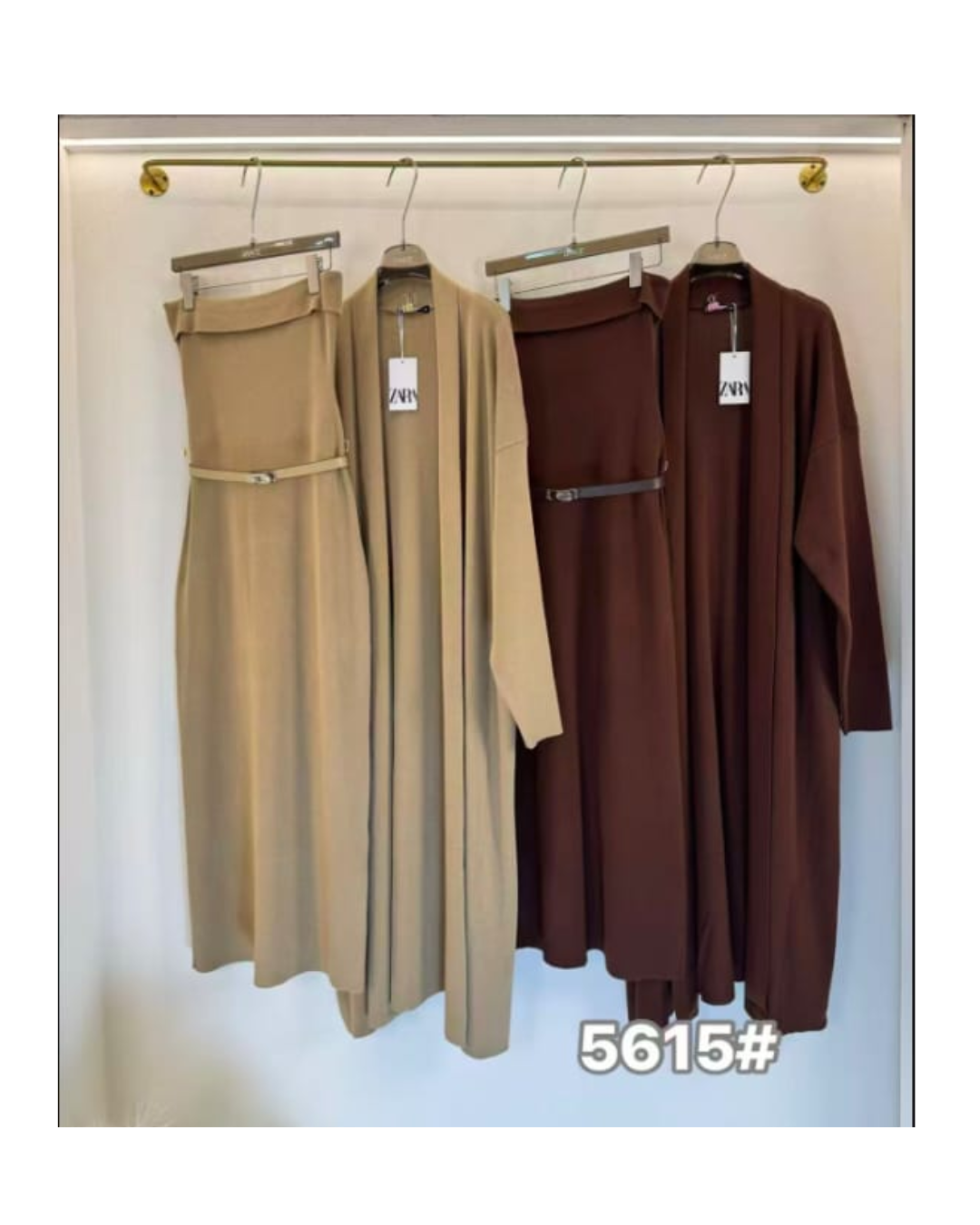 shila tube dress with shrug and belt