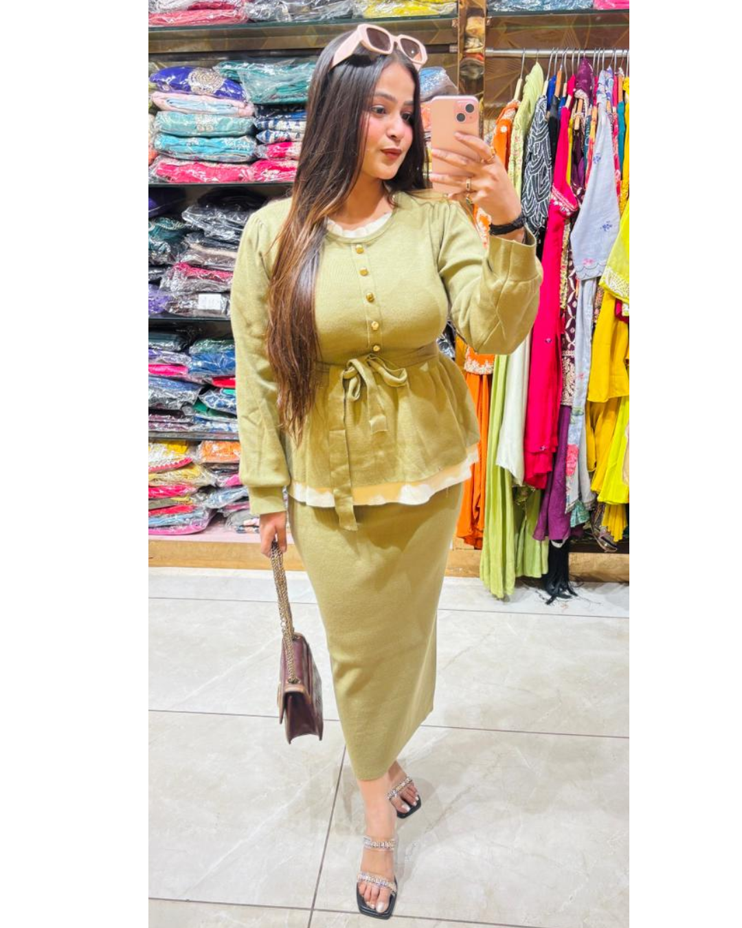 KIRO-PEPLUM WITH LONG SKIRT