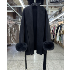 TRENDY FUR COVER COATS