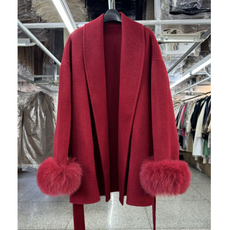 TRENDY FUR COVER COATS