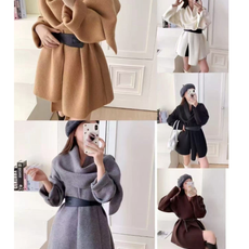 TRENDY COAT WITH BELT