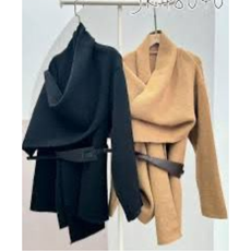 TRENDY COAT WITH BELT