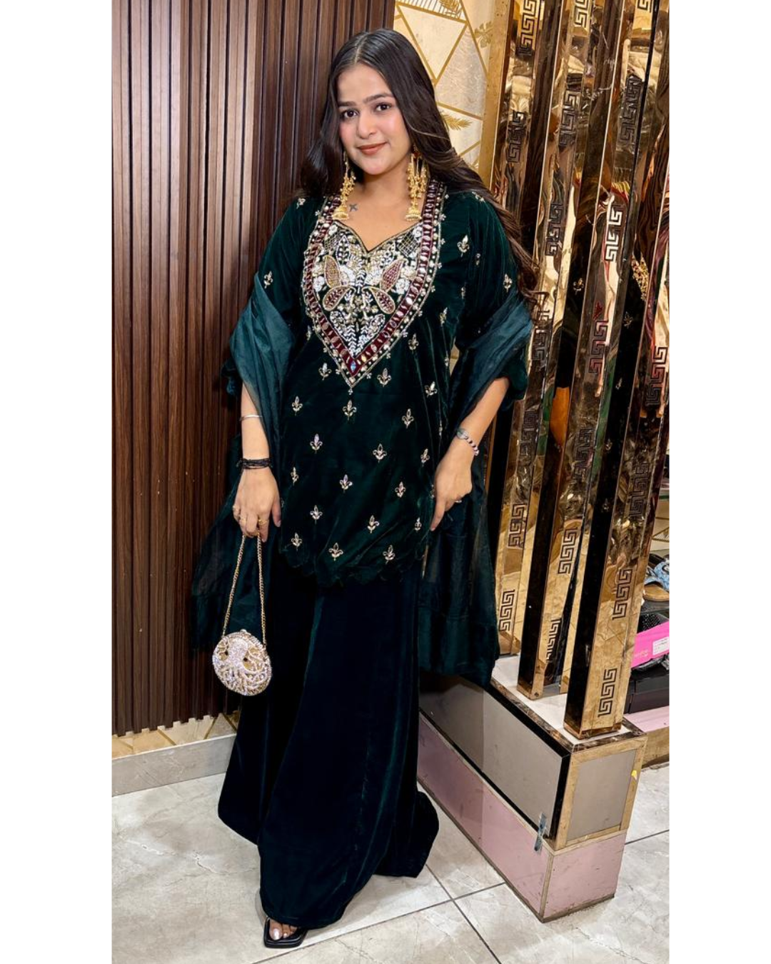 sonal velvet suit
