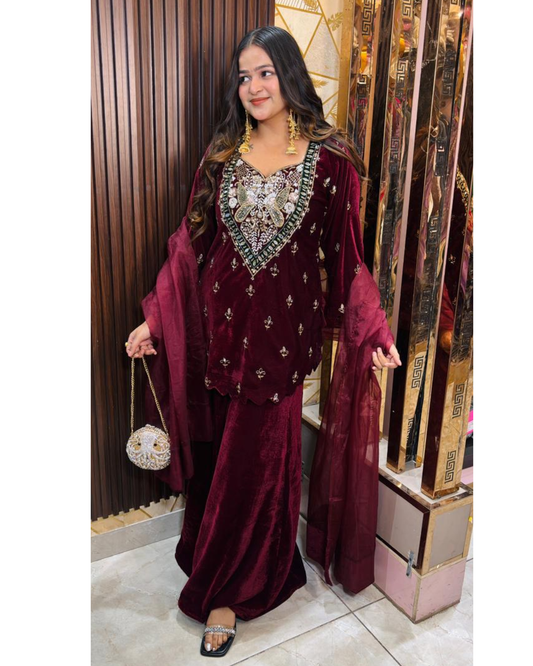 sonal velvet suit