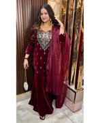 sonal velvet suit