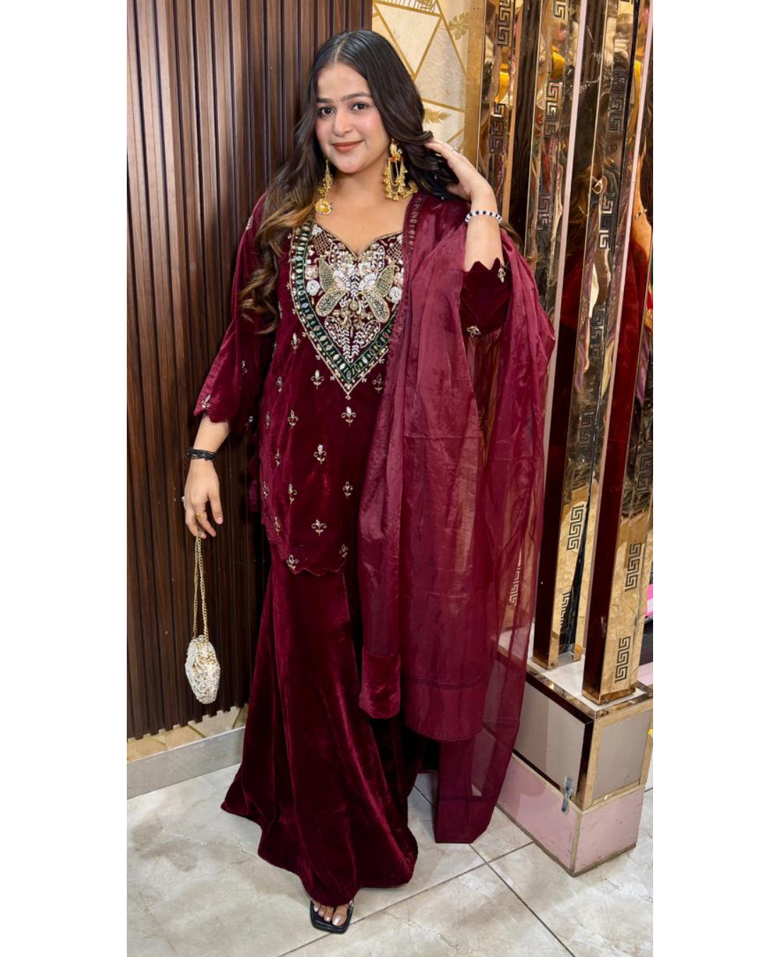 sonal velvet suit