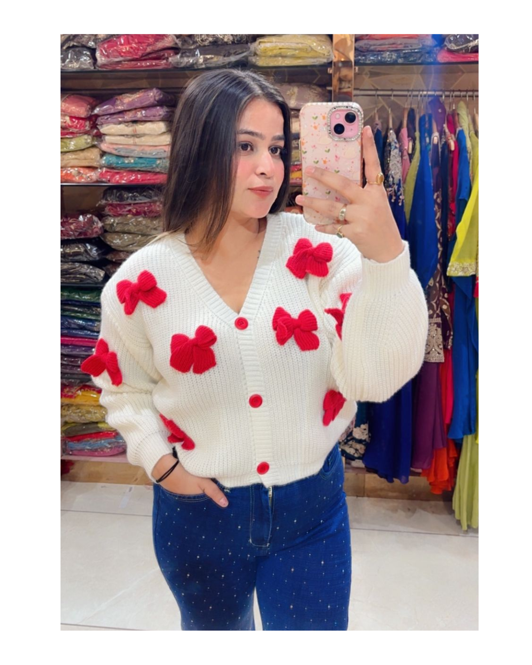 bow sweater woollen