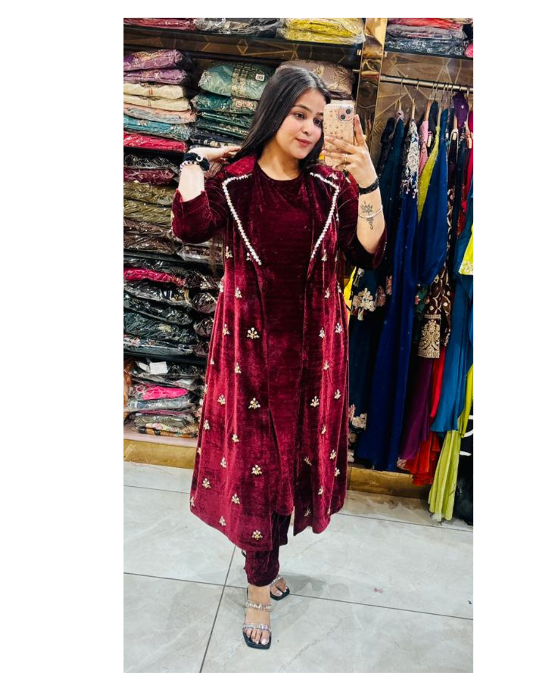 SABA-VELVET THREE PIECE