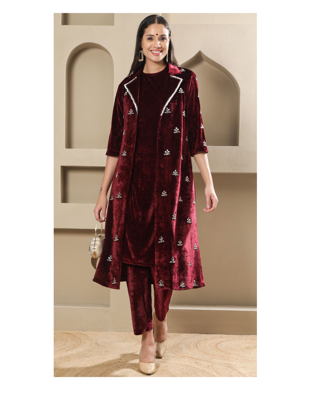 SABA-VELVET THREE PIECE